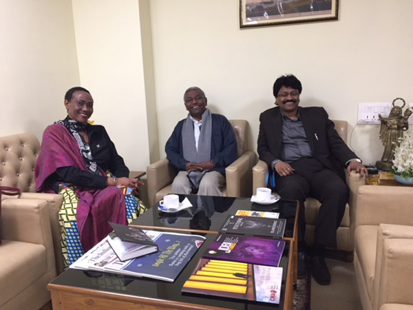 AMBASSADOR OF BURUNDI VISITS ST. XAVIER'S UNIVERSITY