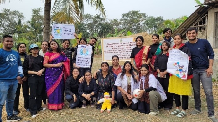 Dept of Social work organises rural camp