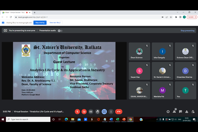 Department of Computer Science organizes invited lecture by eminent professional