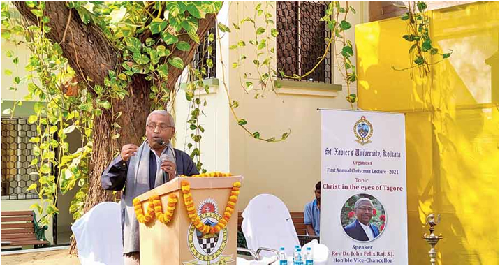 SXUK’s Vice-Chancellor delivers Christmas Lecture at Santiniketan