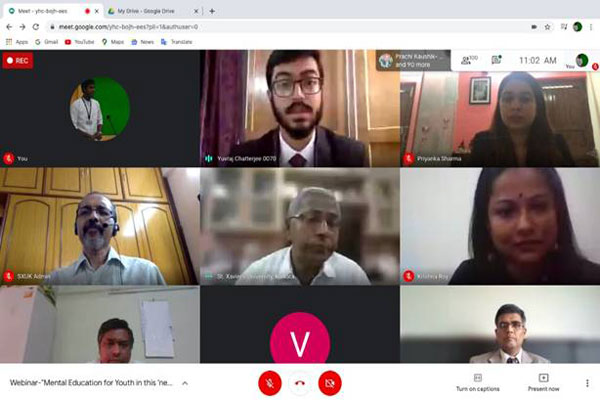 REPORT ON WEBINAR ON MENTAL HEALTH